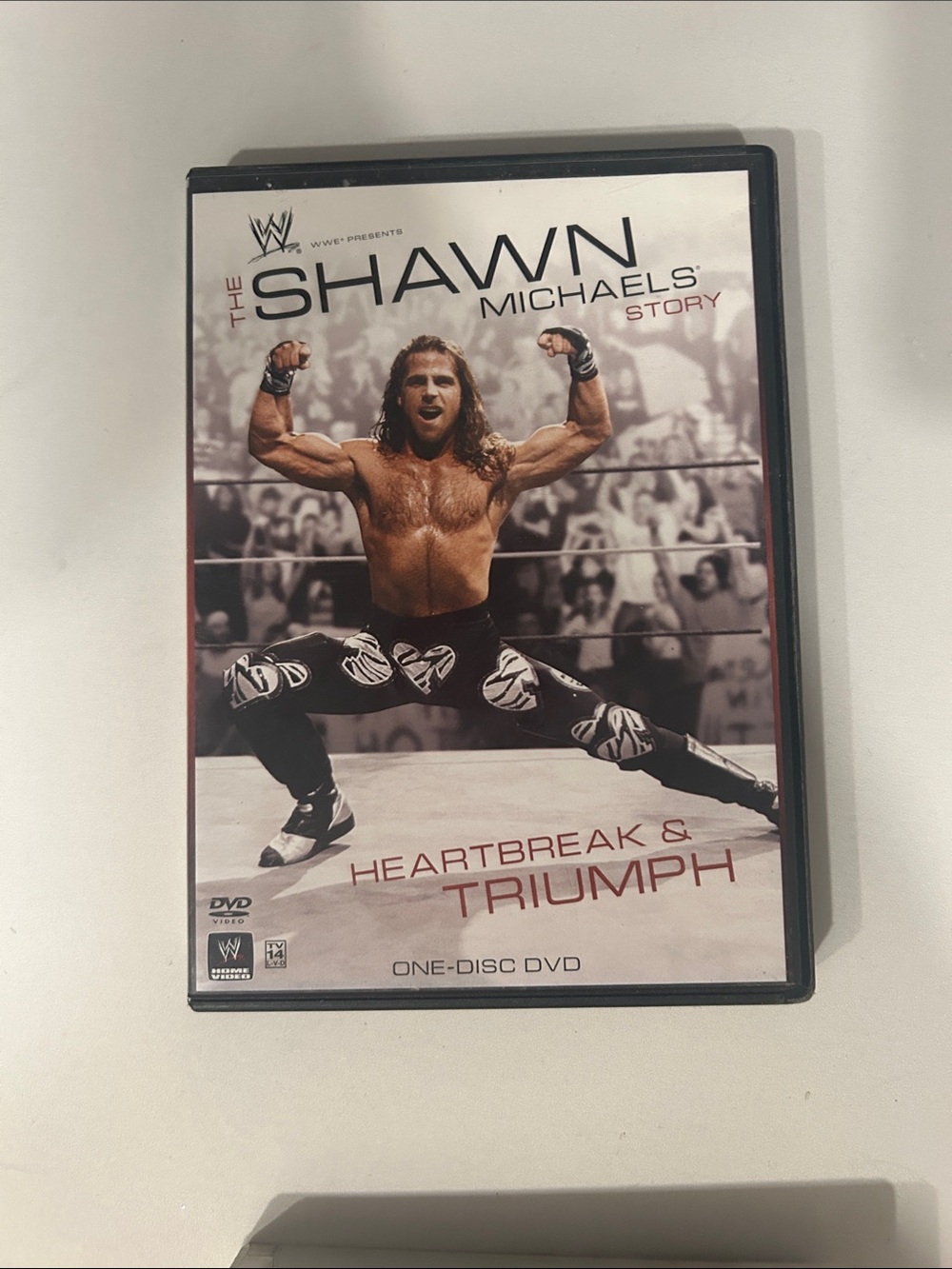 WWE Shawn Michaels Story DVD - Black, White, Red